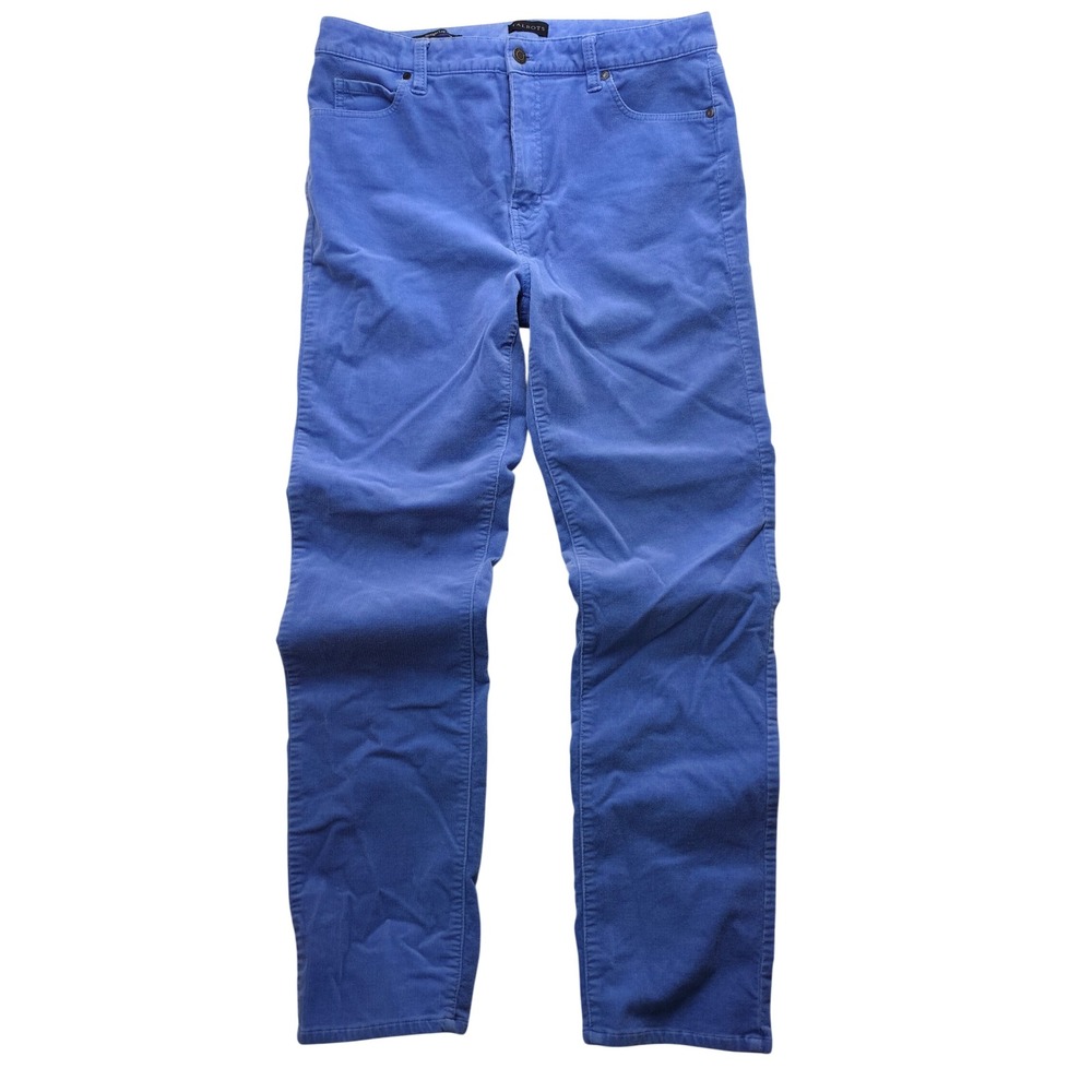 Talbots Straight Leg Pants Corduroy Pant Periwinkle Blue Women's 10